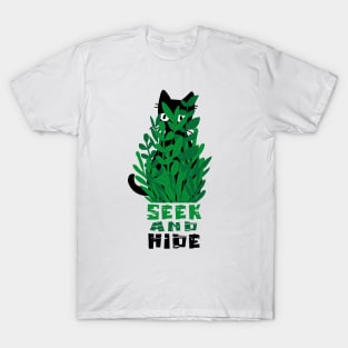 Seek and Hide Cat T-Shirt